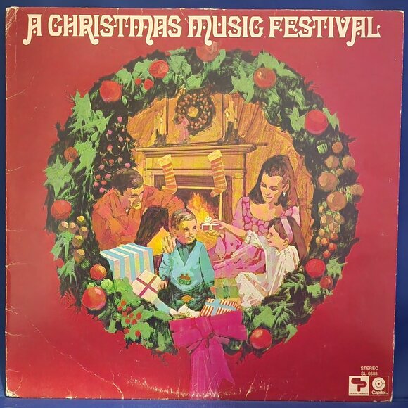 Various – A Christmas Music Festival (1970) Vinyl LP - Picture 1 of 4